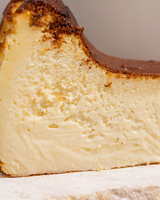 SIN AZUCAR! TARTA VASCA CLÁSICA - 12-16 porciones