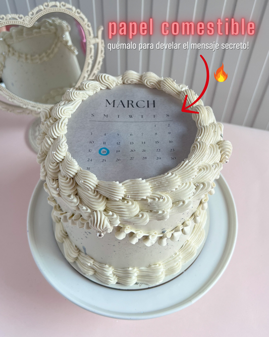 BURNING CAKE - Blanca