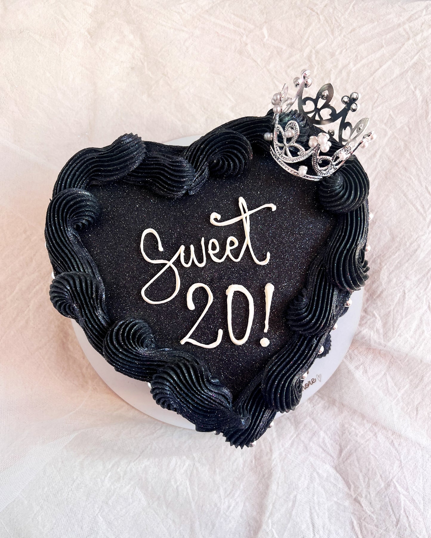 BLACK & SILVER HEART - Corona👑