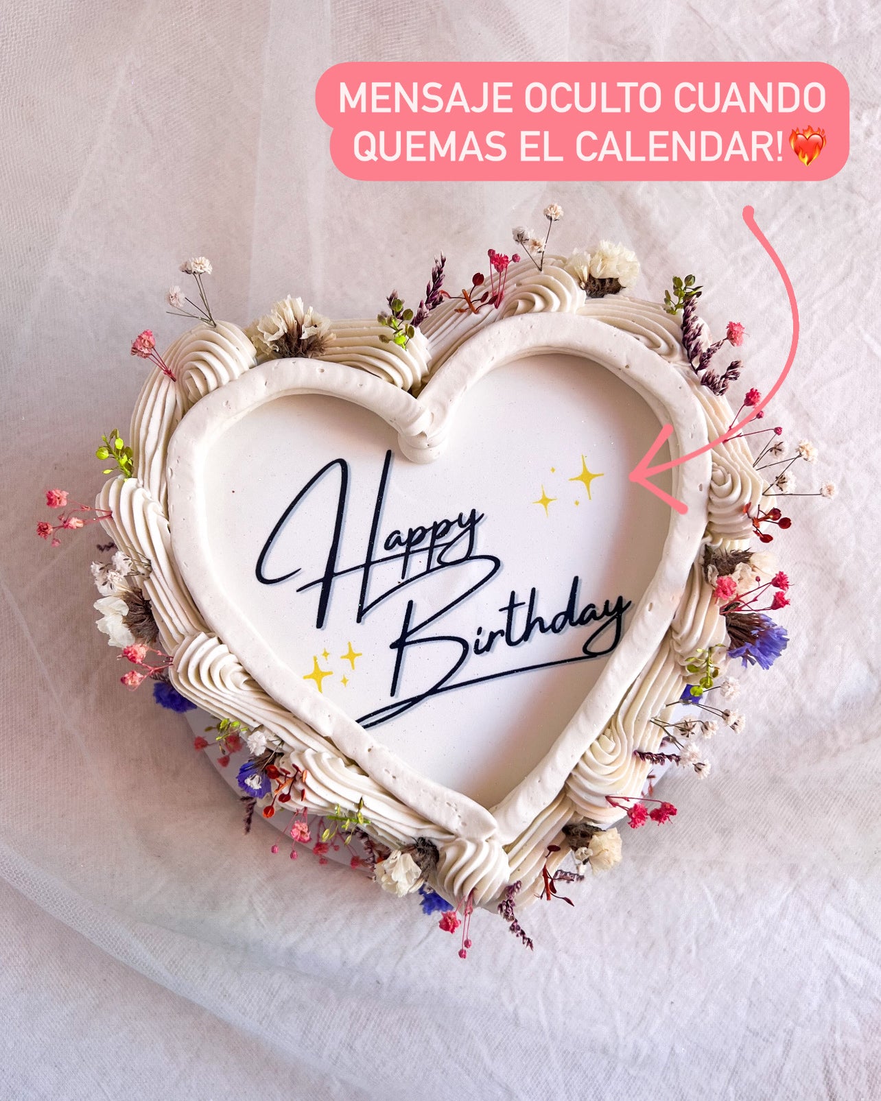 BURNING HEART BOHO - Flores y Mariposas Rojas