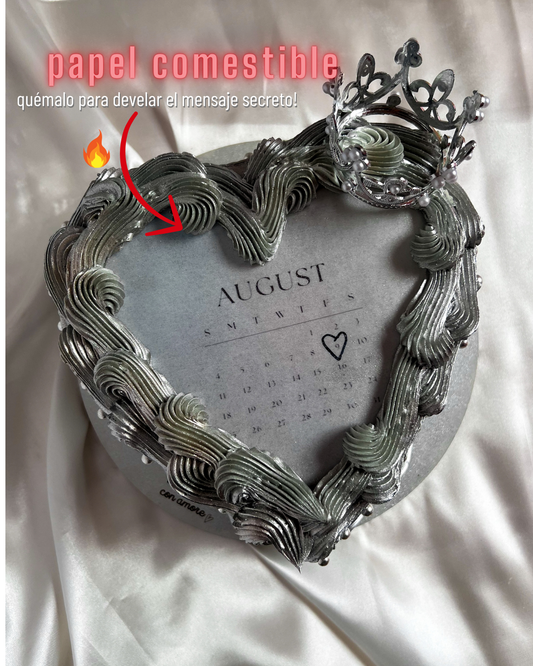 SILVER BURNING CAKE - Corona