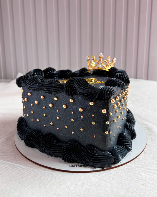 BLACK & GOLD HEART - Corona👑