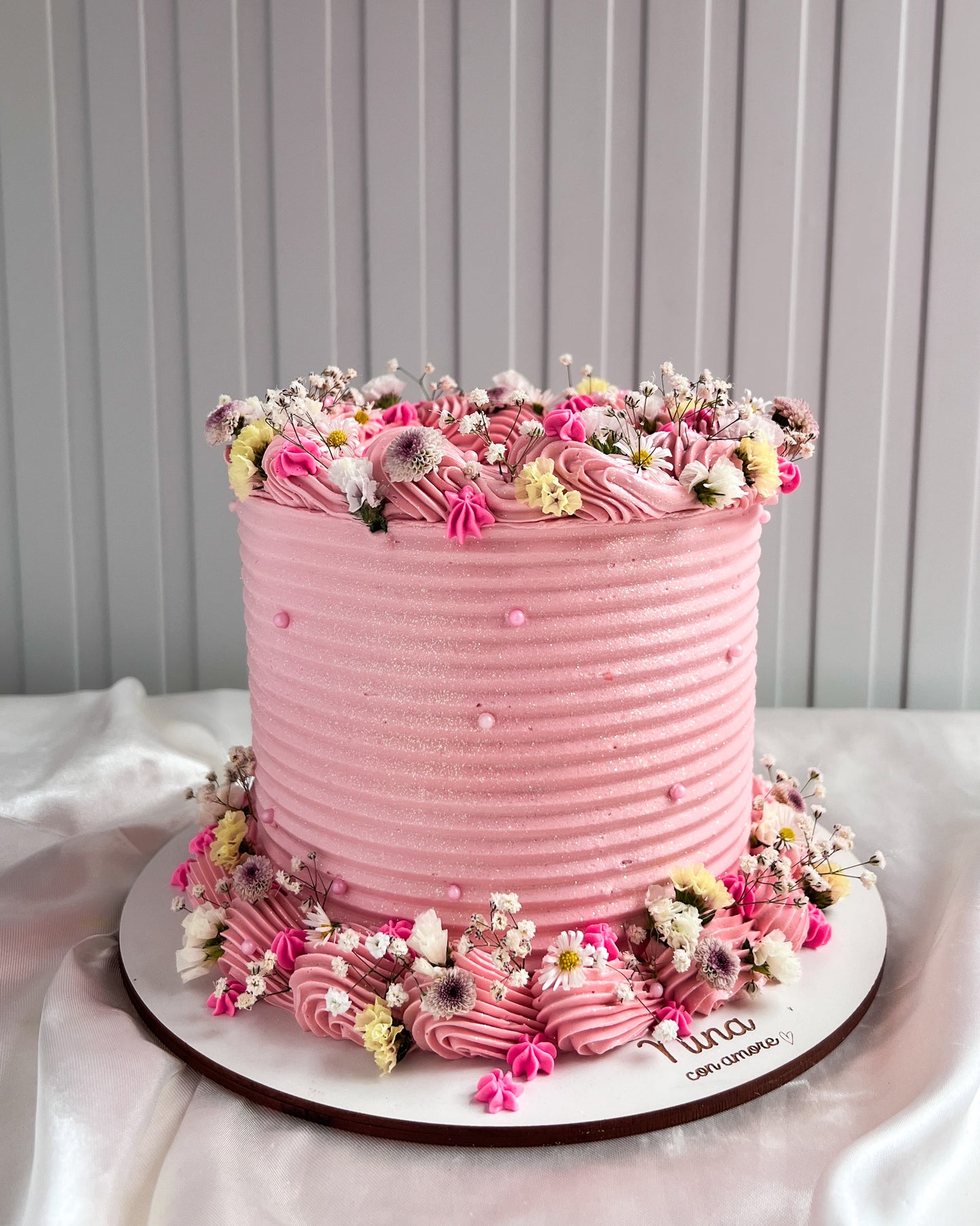 BOHO CAKE REDONDA - Rosada