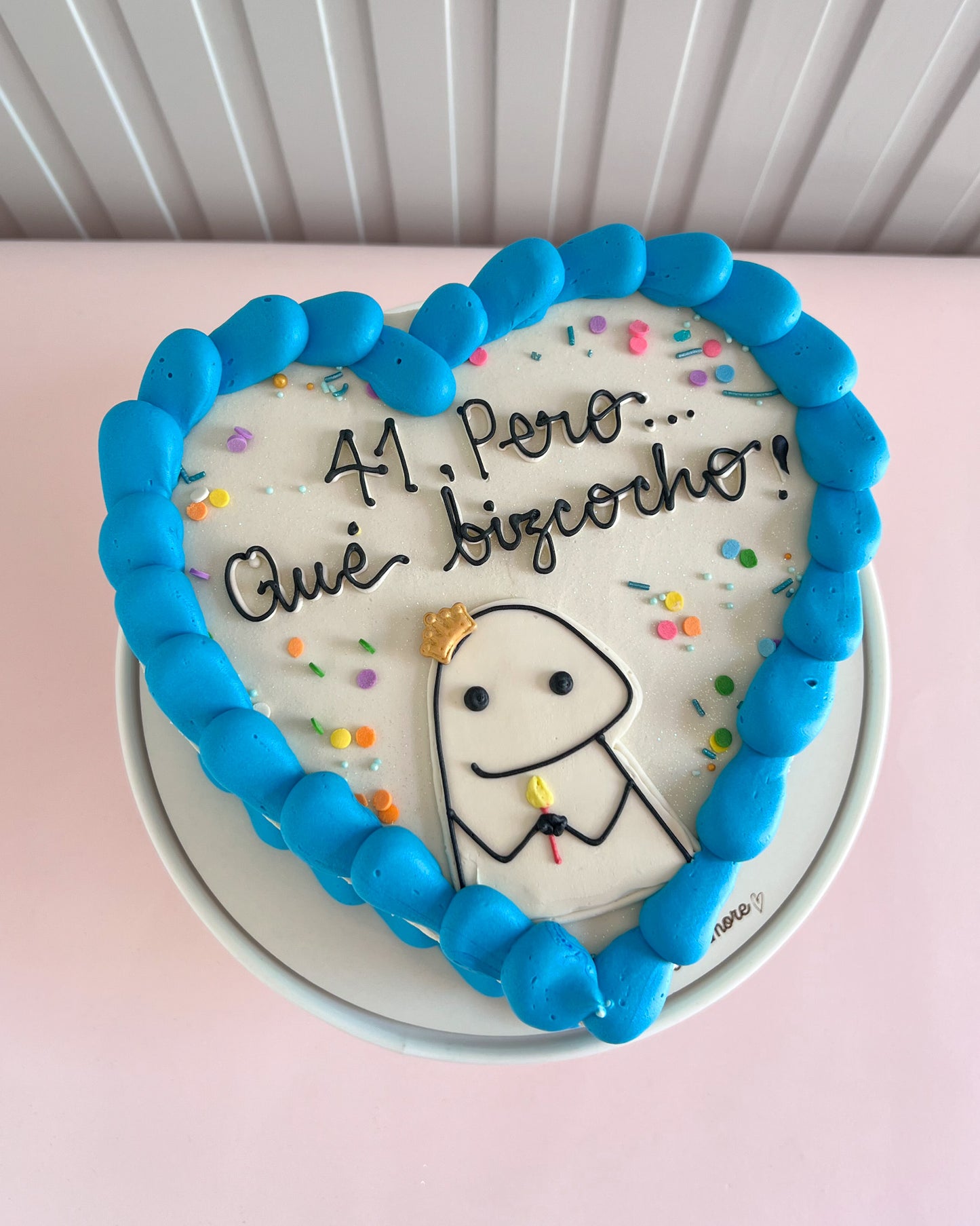 CORAZON FLORKY - Azul