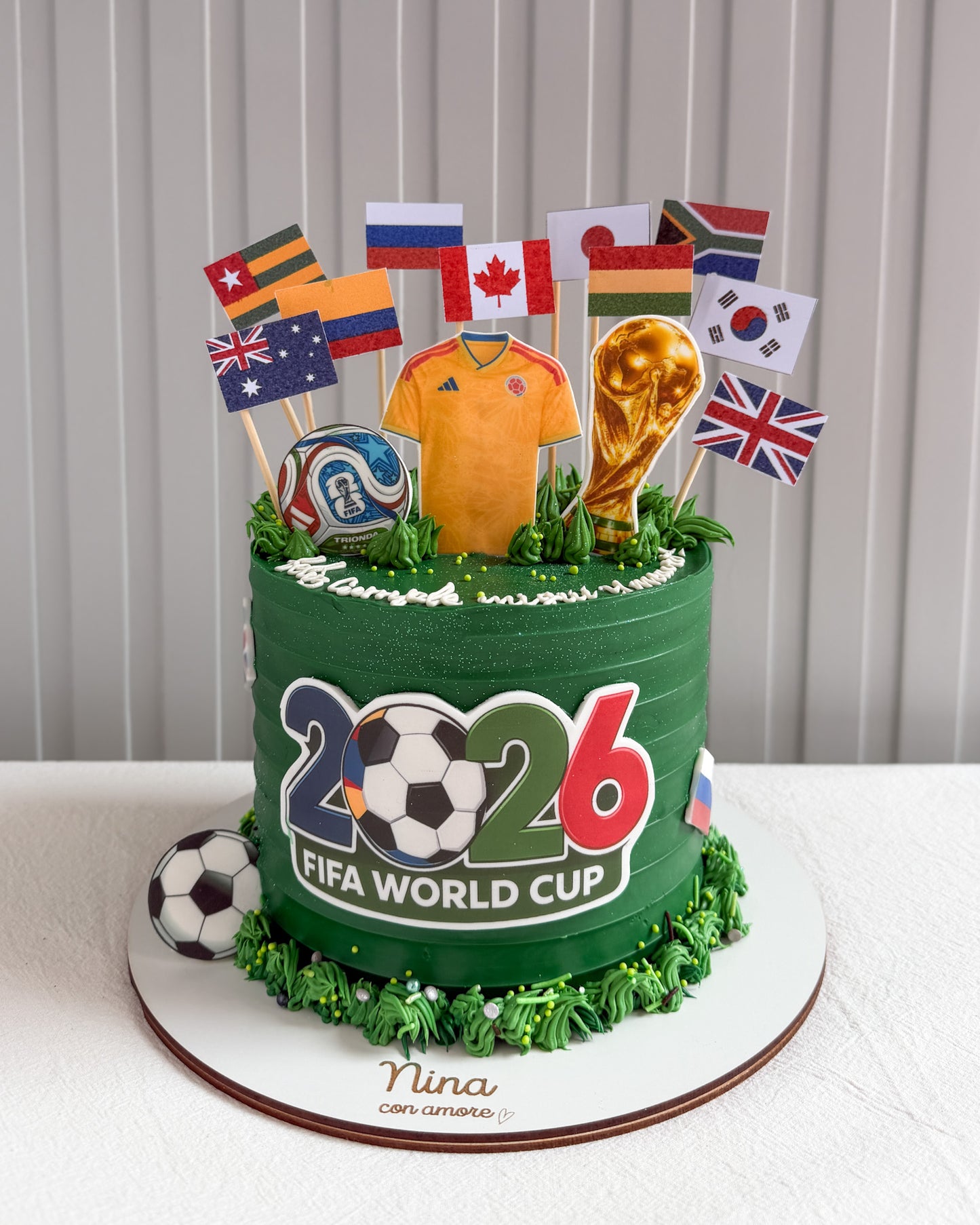 MUNDIAL DE FUTBOL CAKE - Banderas