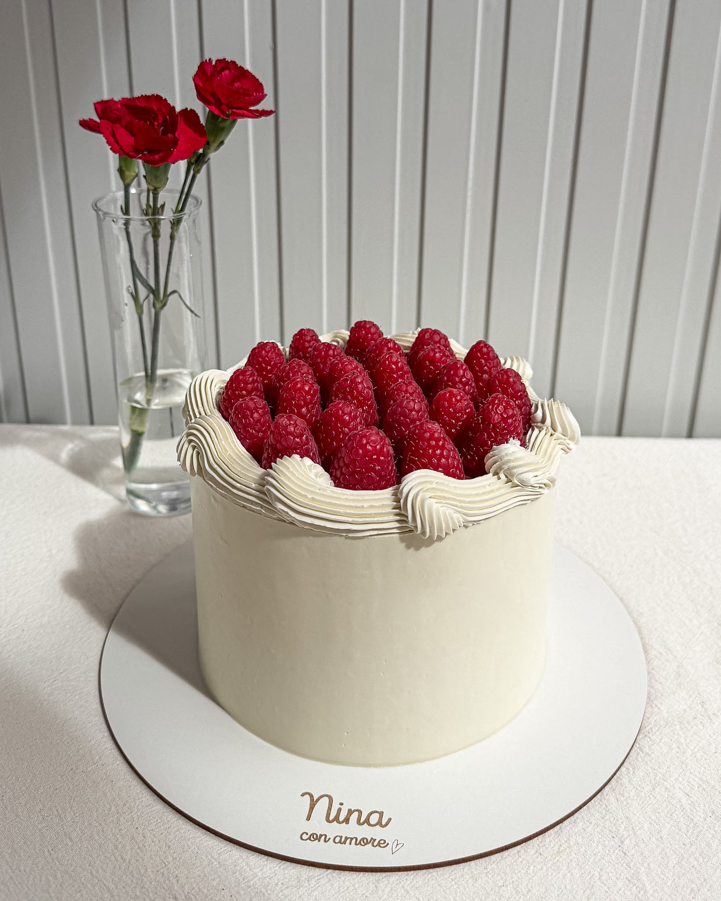 FRAMBUESAS CAKE - Blanca