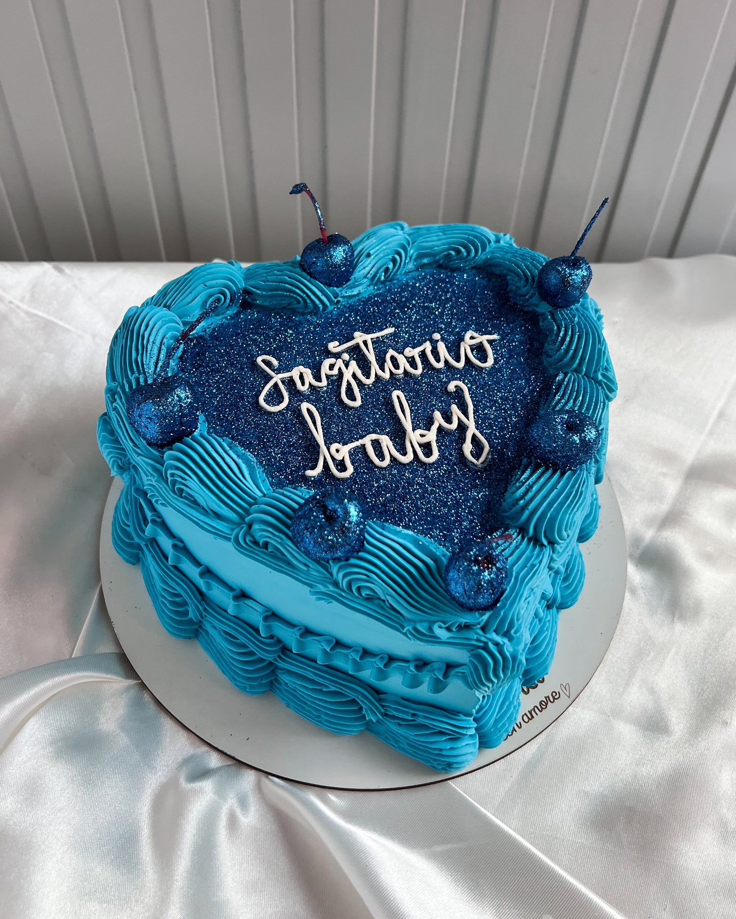 VINTAGE HEART BLUE - Cerezas 🍒