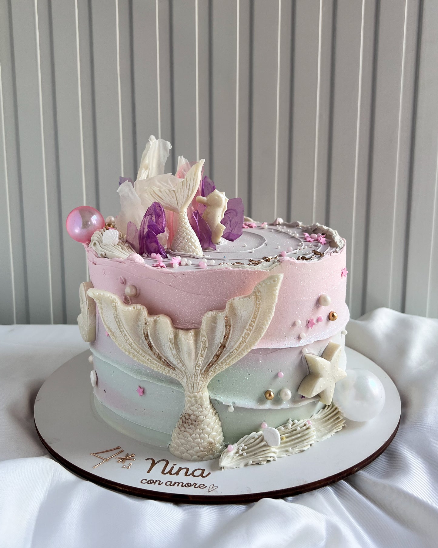 SIRENA CAKE - Colores Suaves