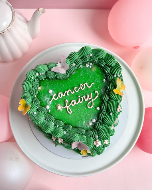 CORAZĂN VINTAGE CON MARIPOSAS - Verde