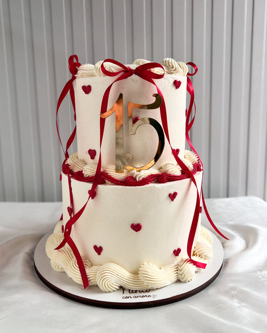 VINTAGE CAKE CORAZONCITOS - Lazos