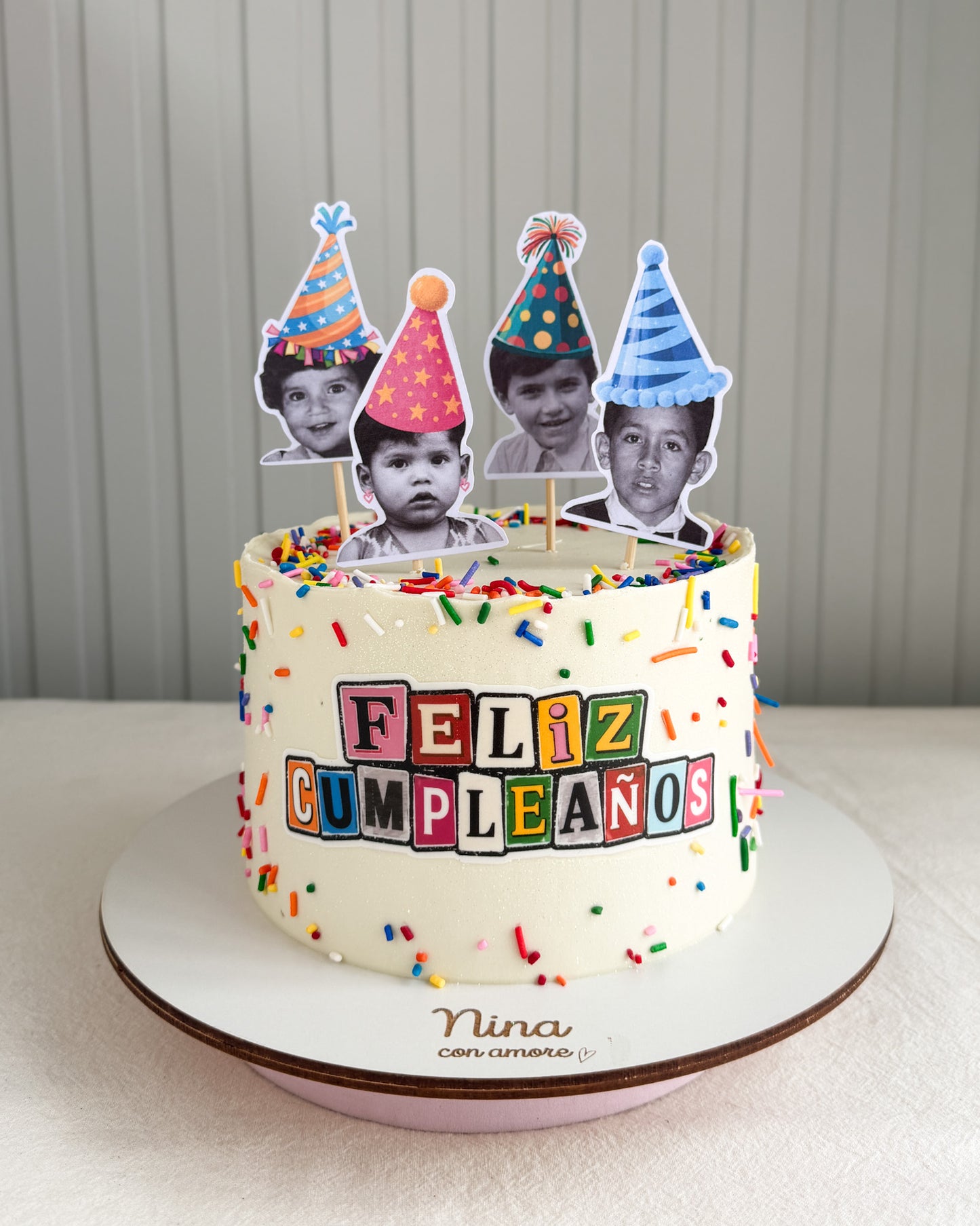 MEMORY CAKE - Letrero Feliz Cumpleaños