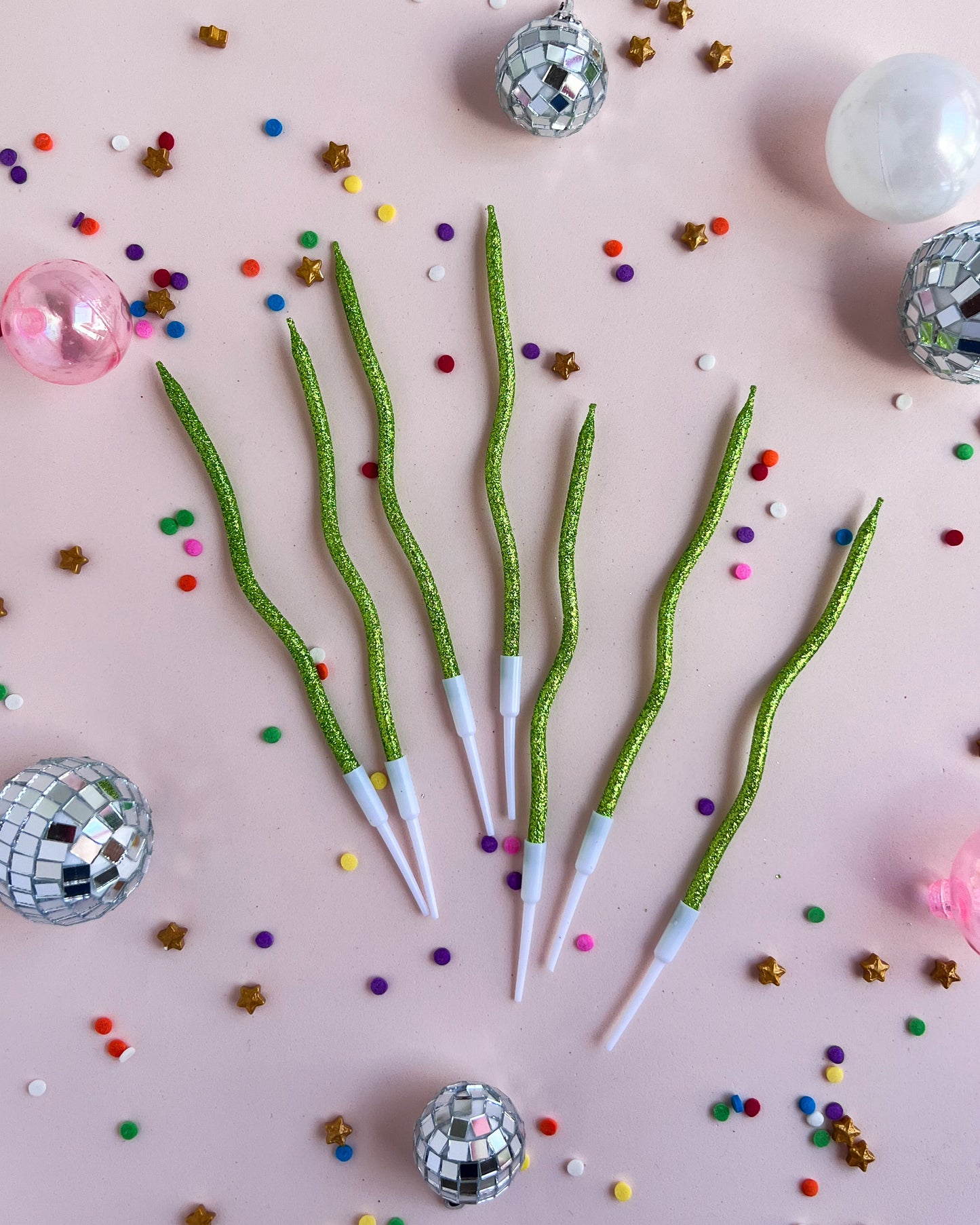 VELITAS ESPIRAL GLITTER - VERDES