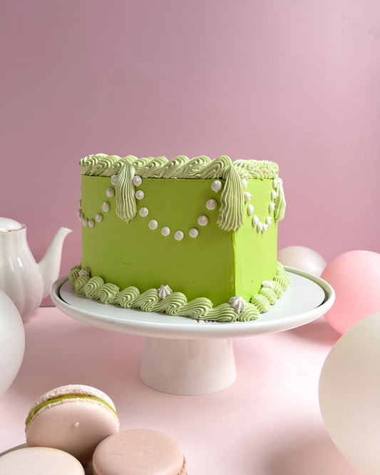 CORAZÓN VINTAGE - Verde Pistacho