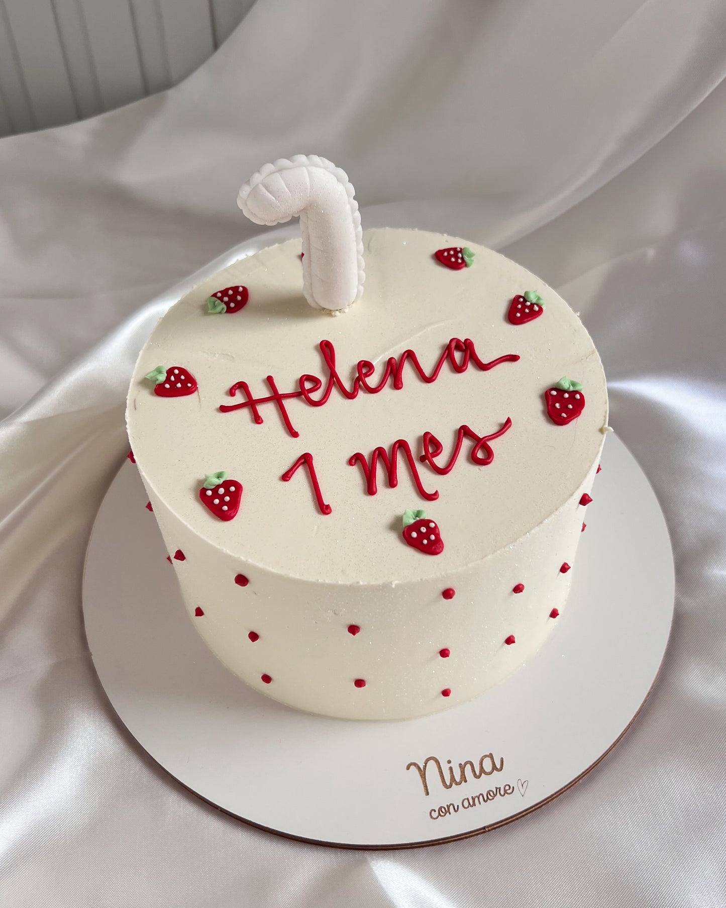 FRESAS CAKE- NUMERO