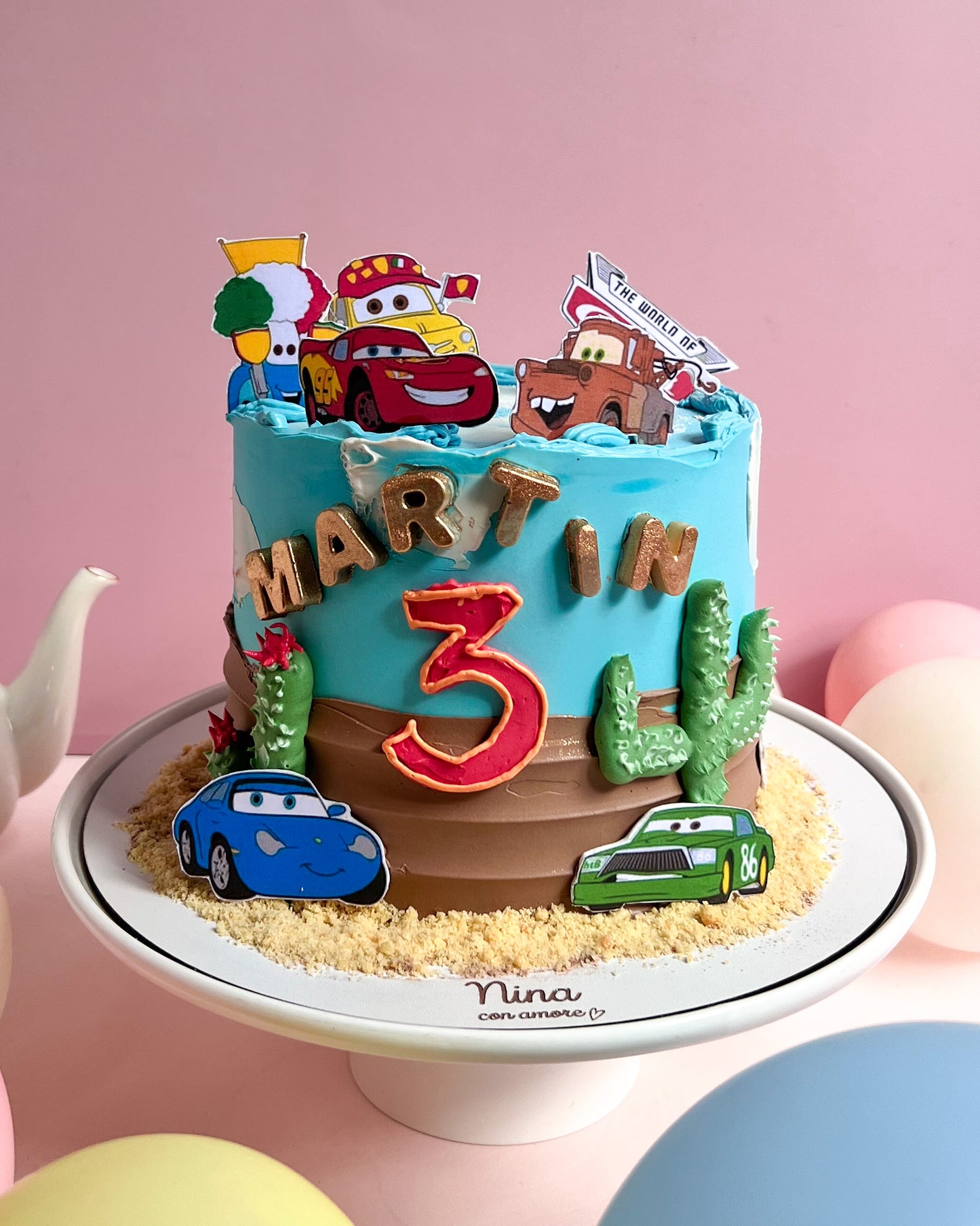 CARS CAKE - Celeste