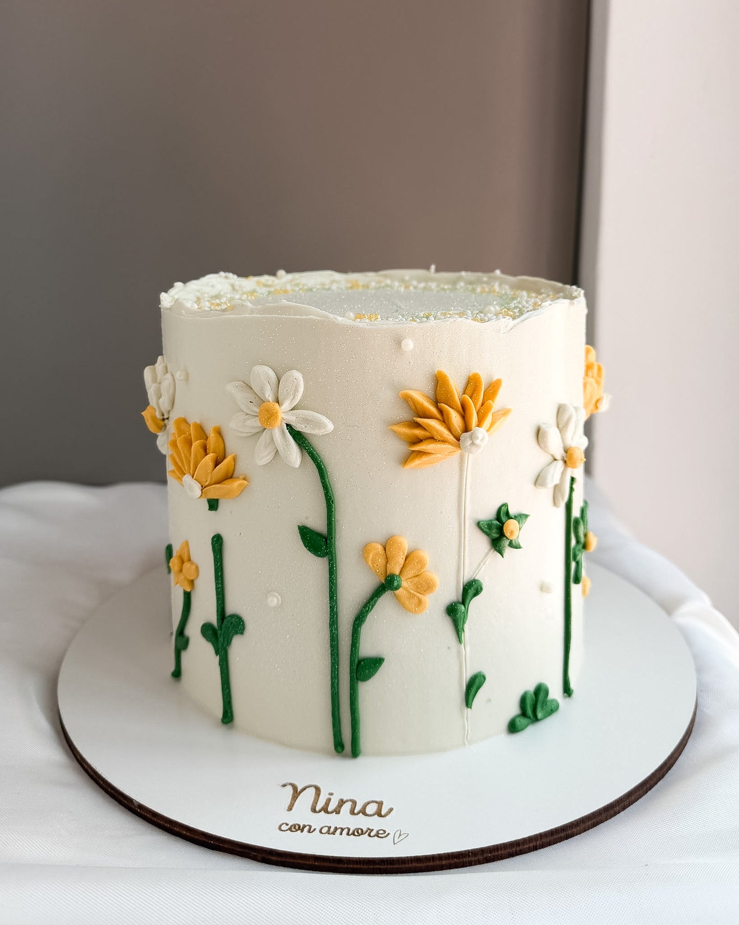 FLOWERS CAKE - Flores en Crema Margaritas