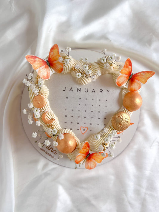 BURNING CAKE ASTRAL - Mariposas Naranja