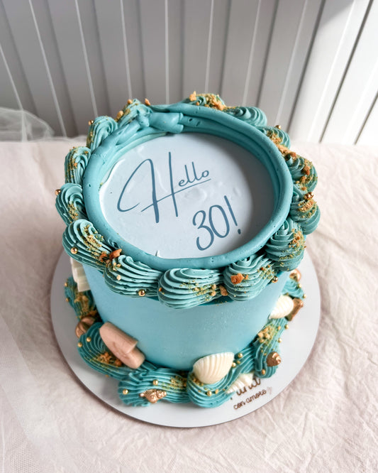 BURNING SEA CAKE - Turquesa