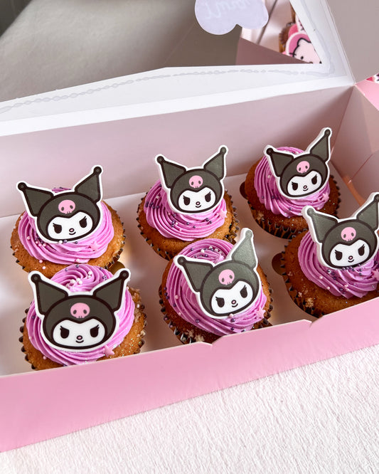 CUPCAKES DECORADOS - Hello Kitty y Kuromi