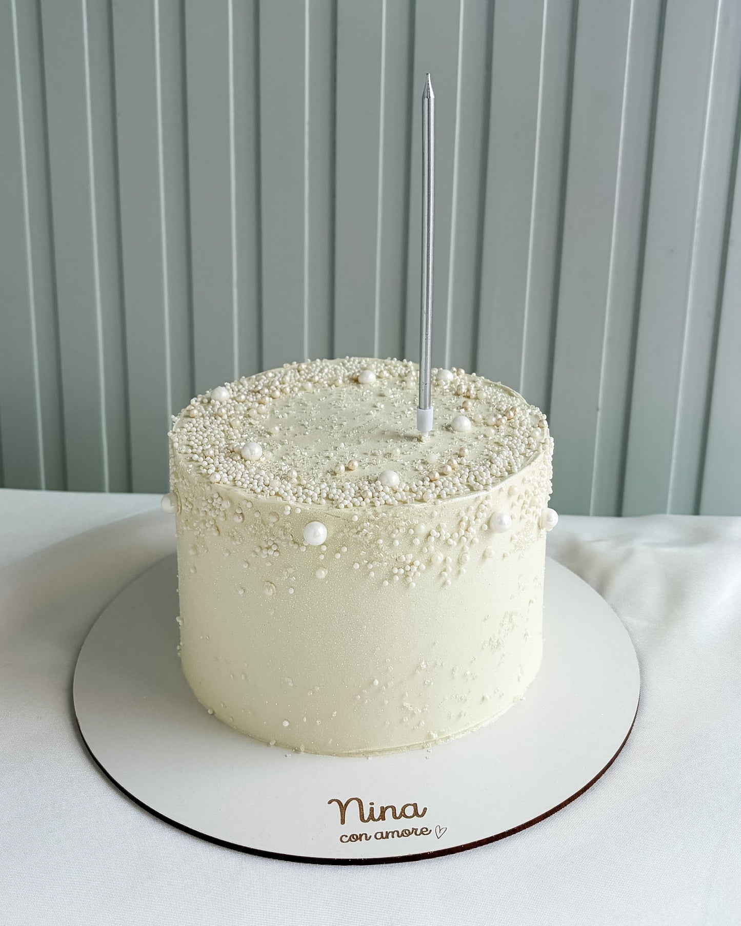 FULL PERLAS CAKE- Blanco