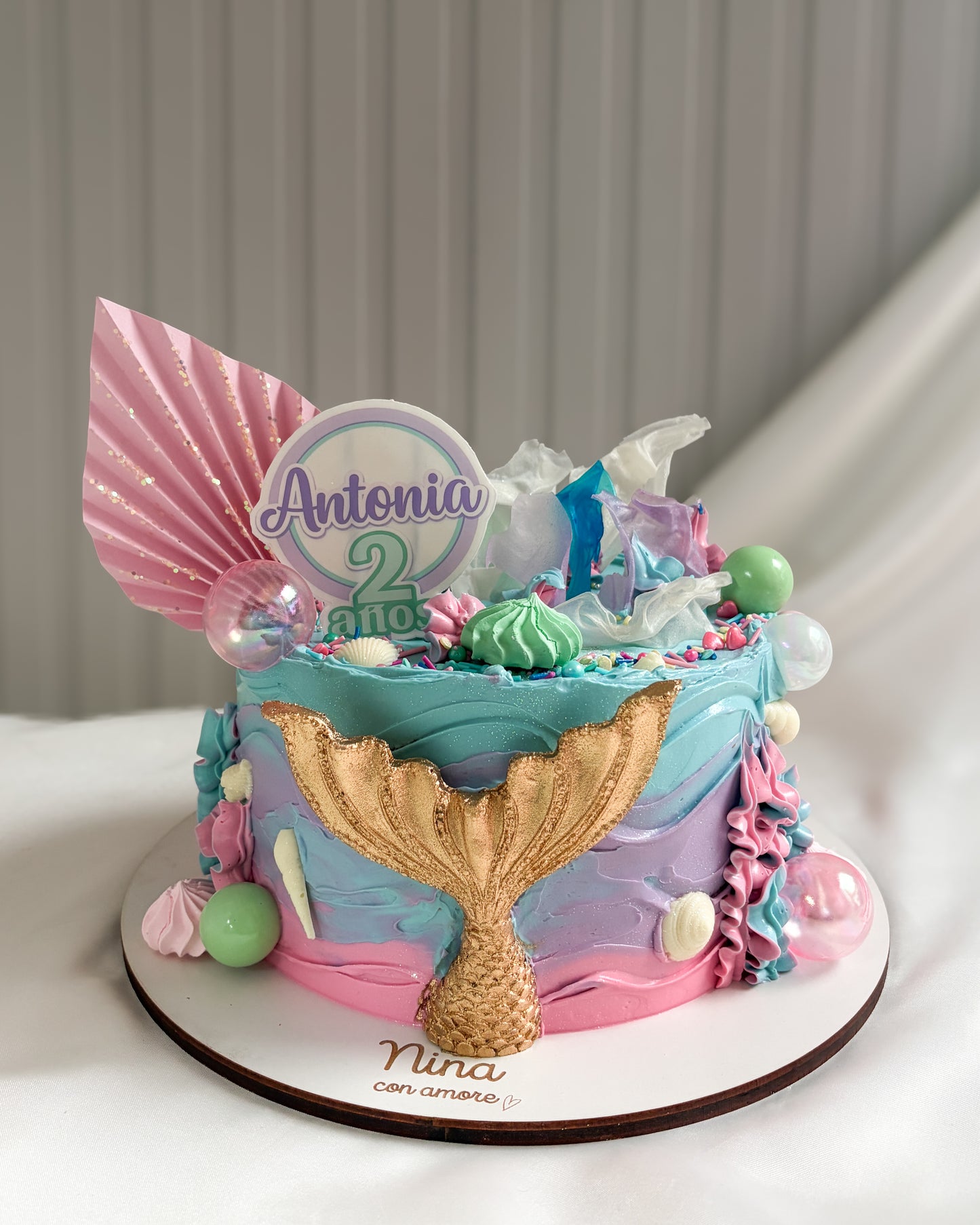 SIRENA CAKE - Colores Pasteles