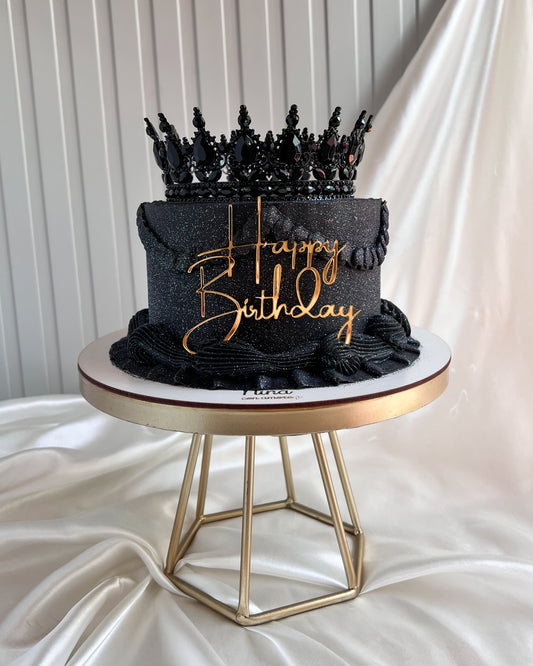 BIRTHDAY QUEEN CAKE NEGRA - Corona