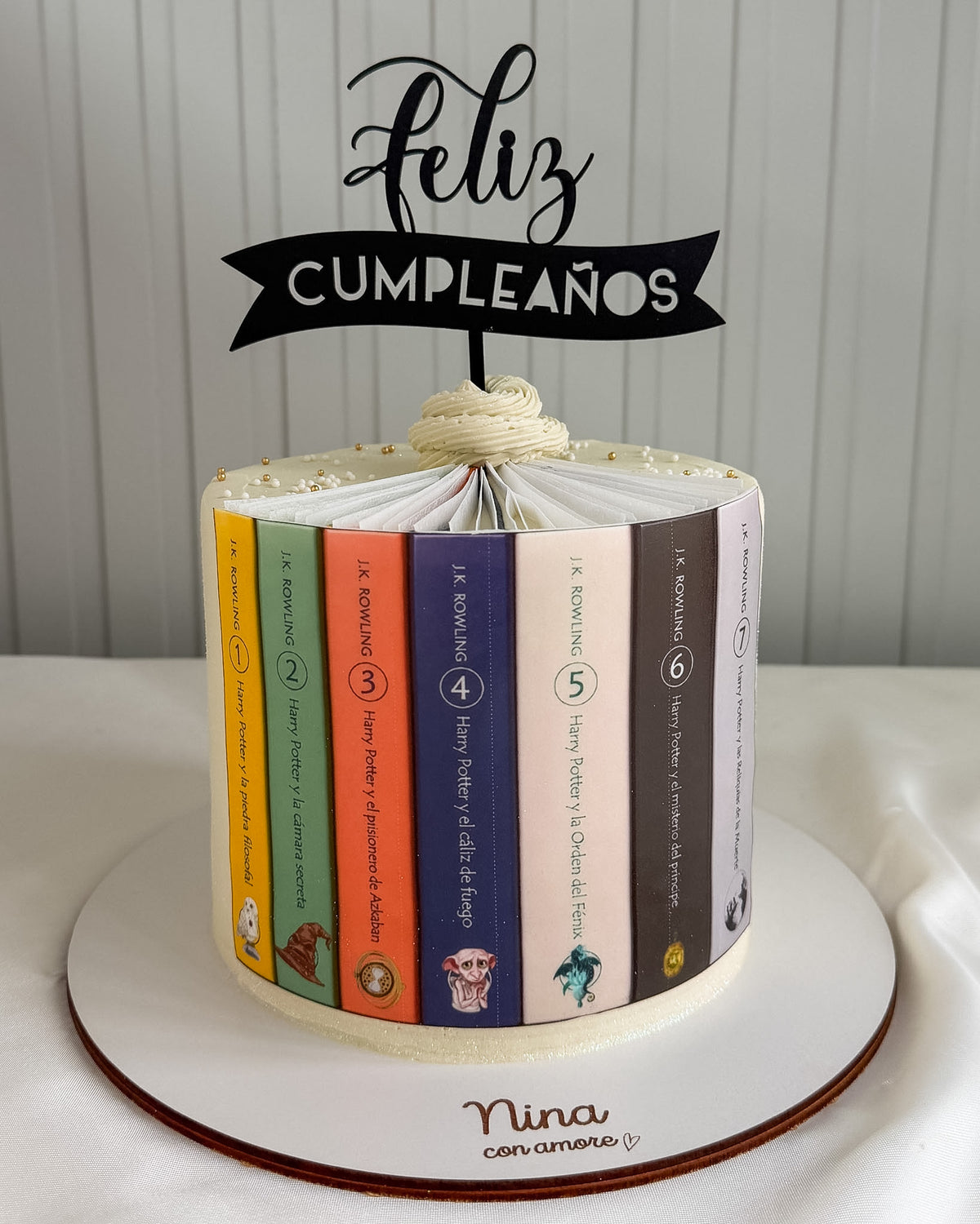LIBROS CAKE - Harry Potter