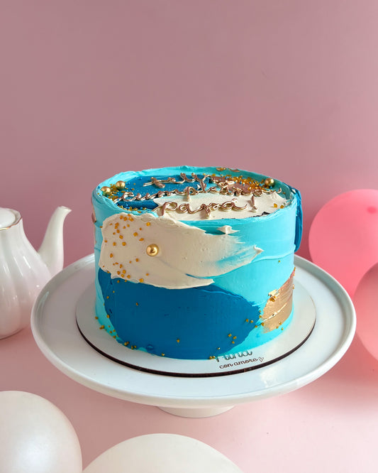 BIRTHDAY CAKE - Pinceladas Azules
