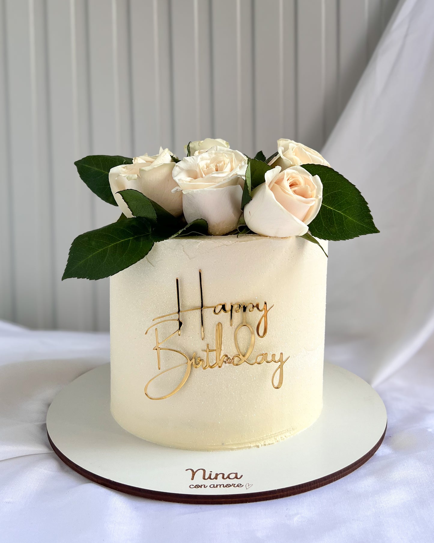BOUQUET DE ROSAS CAKE - Rosas Blancas