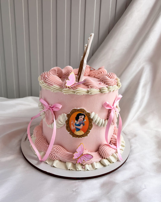 PRINCESAS DE DISNEY CAKE - Rosada