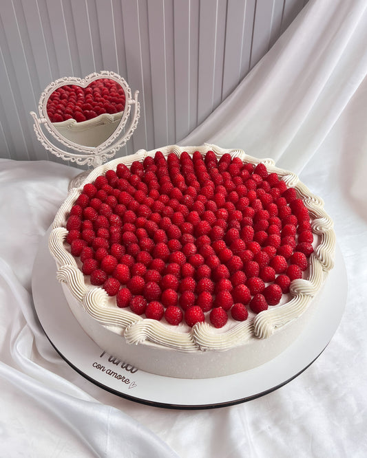 VINTAGE CAKE CON FRAMBUESAS - Italian Wedding