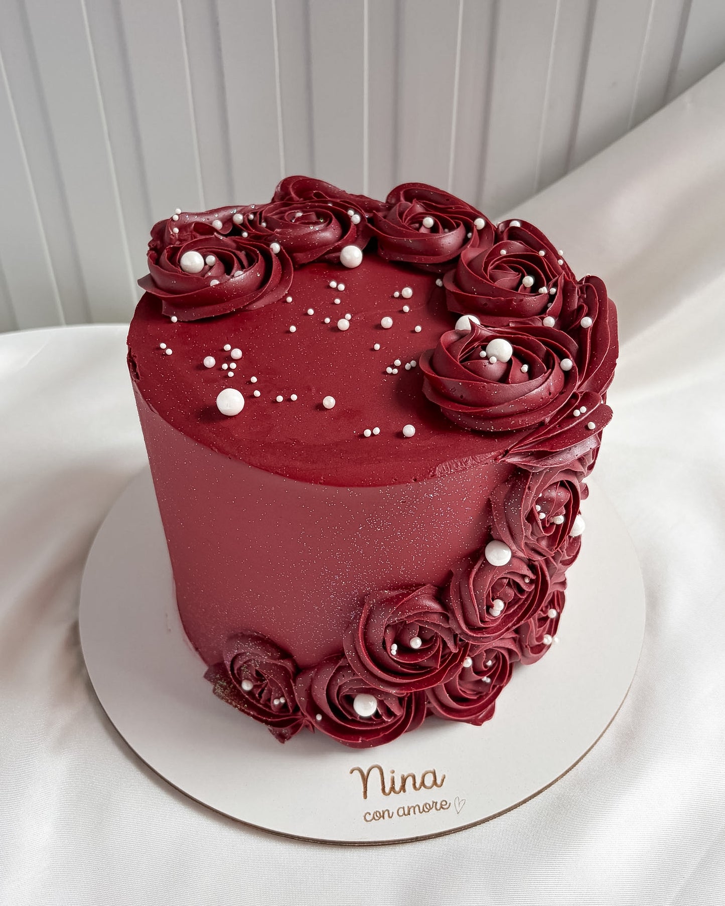 CAKE ROSETAS VINOTINTO - Perlas
