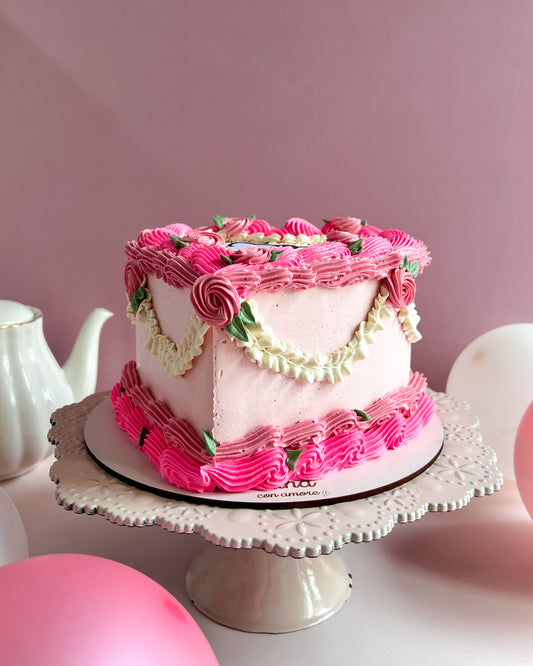 CORAZÓN VINTAGE HELLO KITTY - Pink