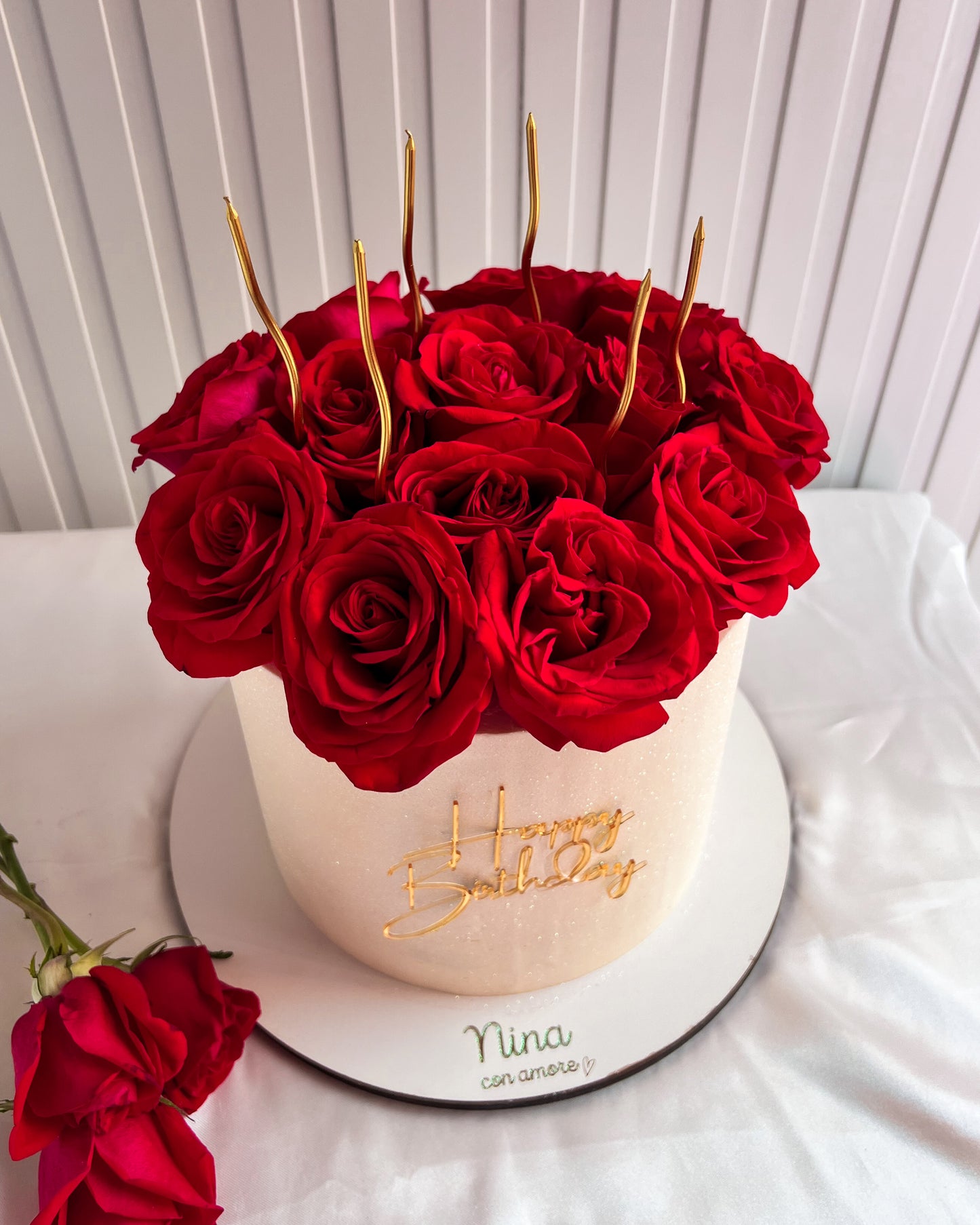 BOUQUET DE ROSAS CAKE - Rosas Rojas
