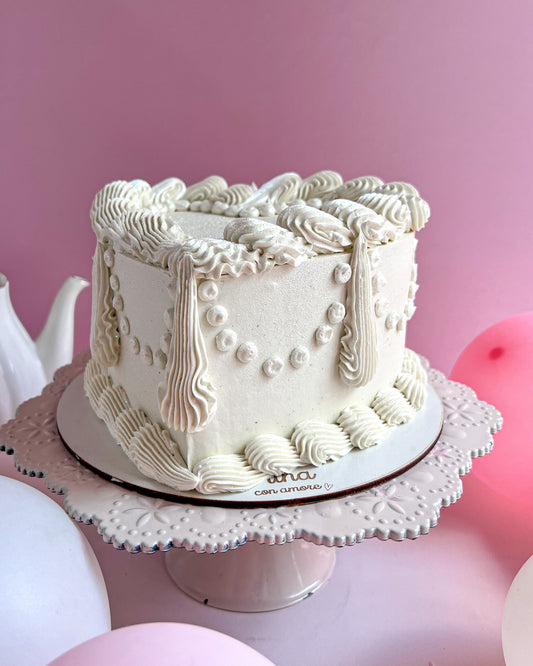 CORAZÓN VINTAGE - Monochromatic White