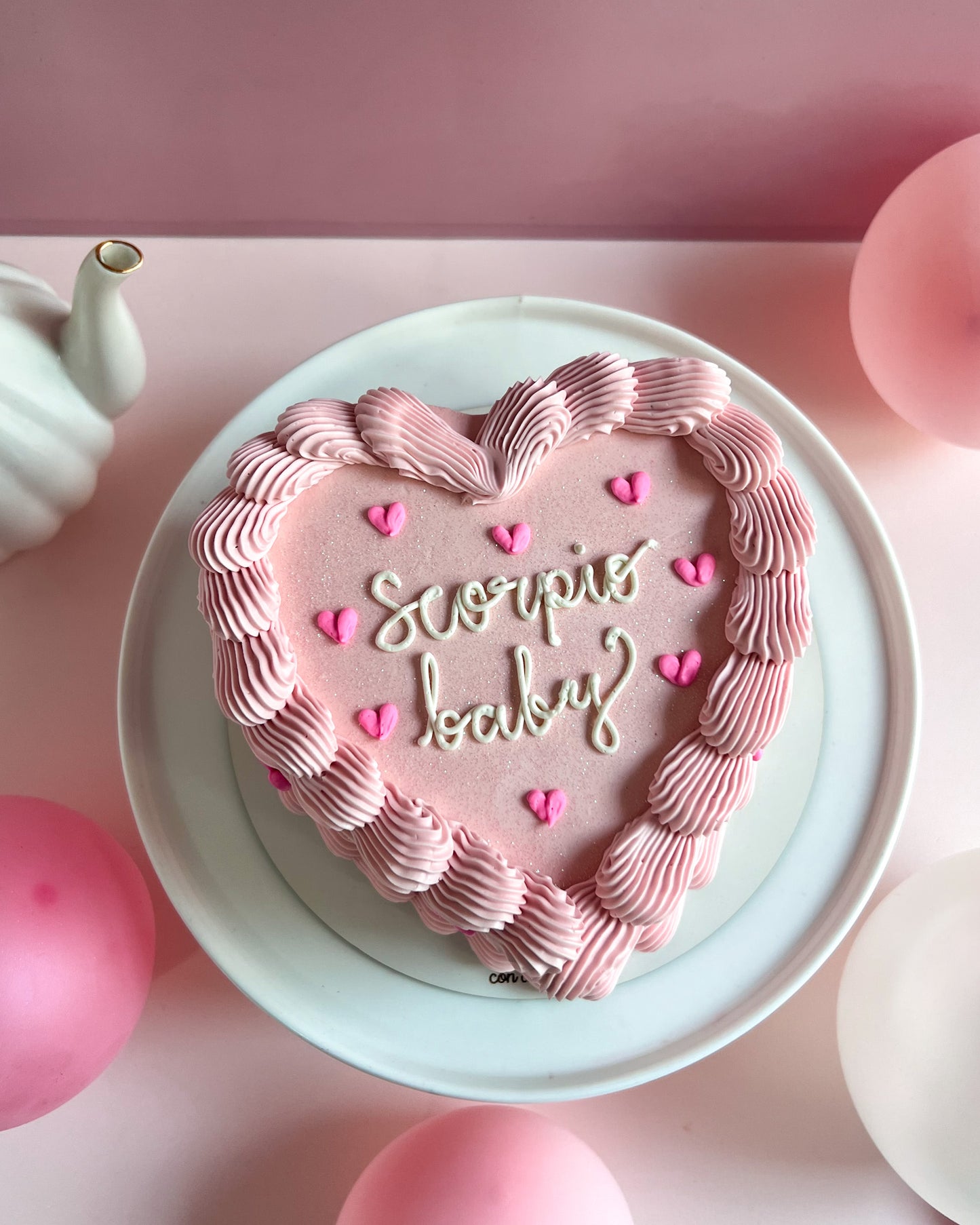 HEART CAKE - Corazones Rosados