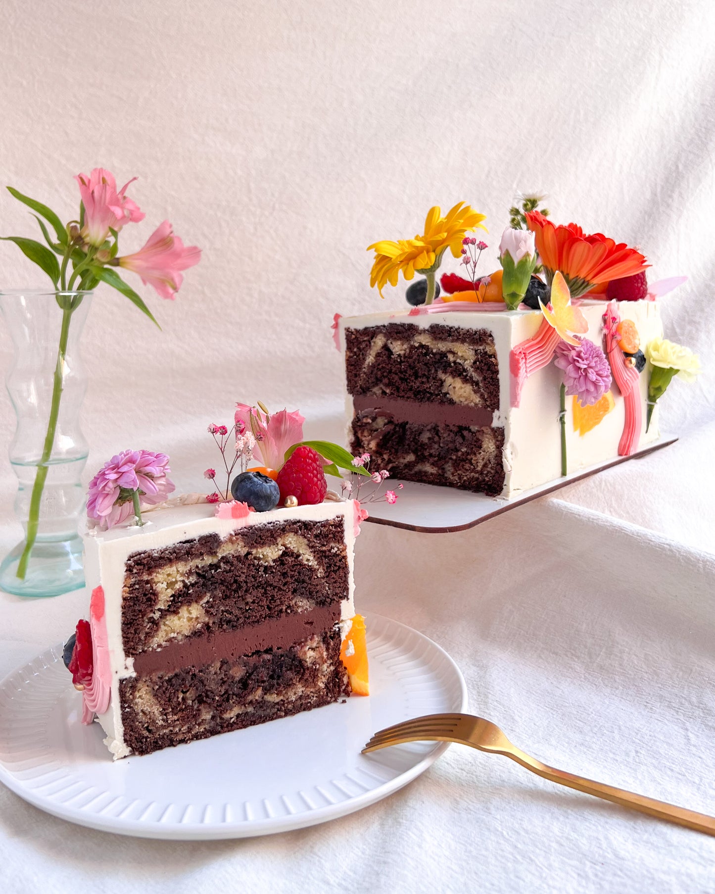 JARDÍN DE FLORES CAKE - 12-15 porciones