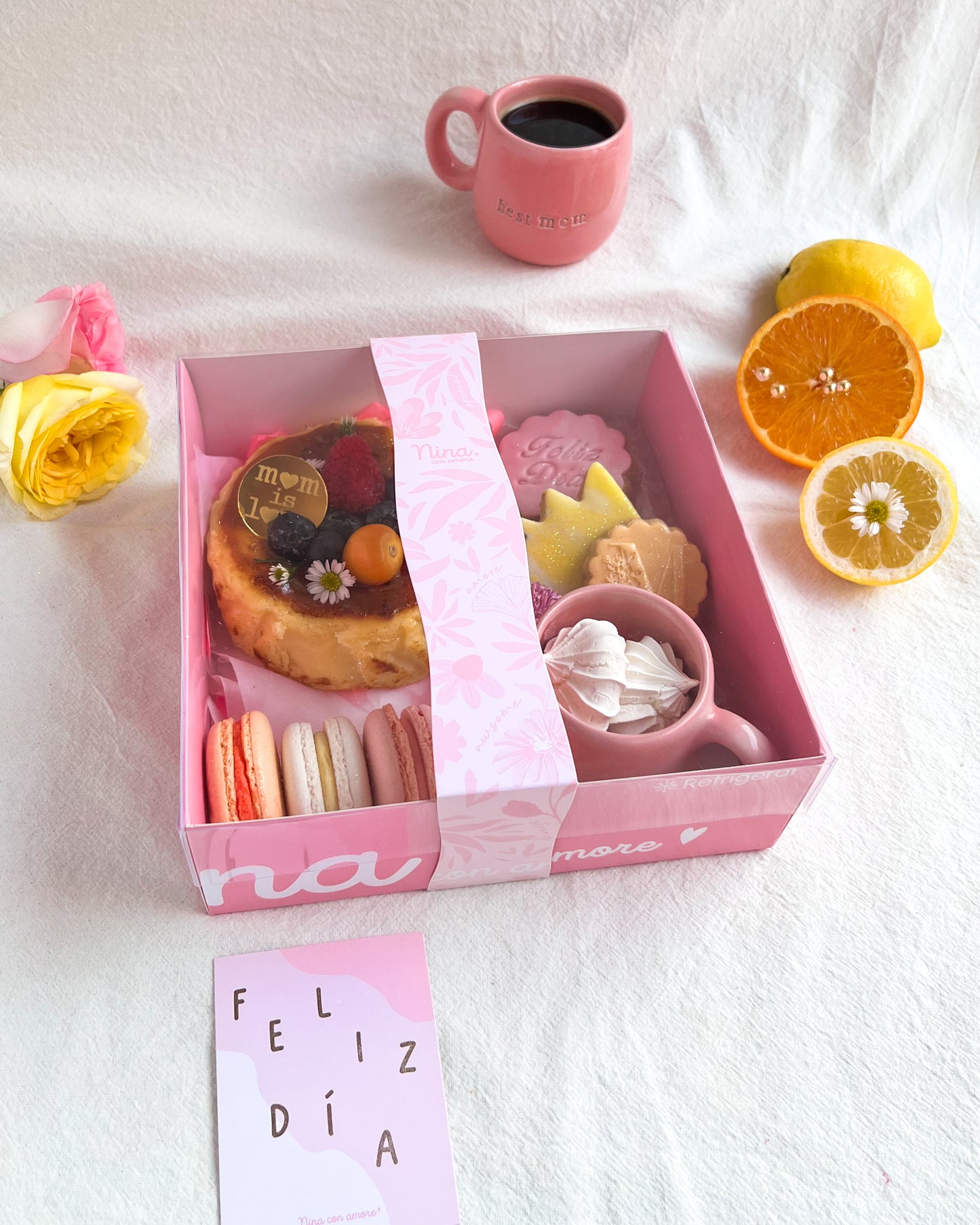 MOM BOX + Taza Rosada