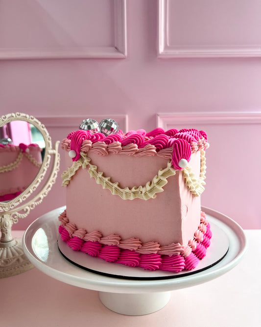 VINTAGE HEART - Pink + Disco Balls