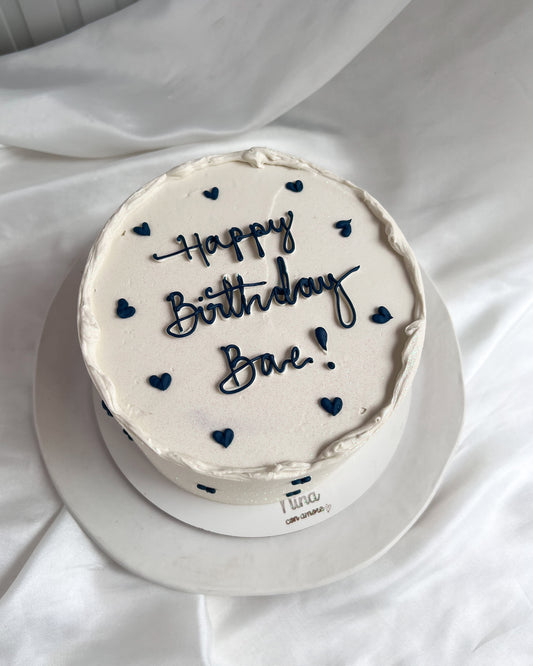 BIRTHDAY CAKE BLANCA - Corazoncitos Azules