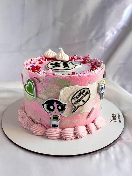 CHICAS SUPER PODEROSAS CAKE