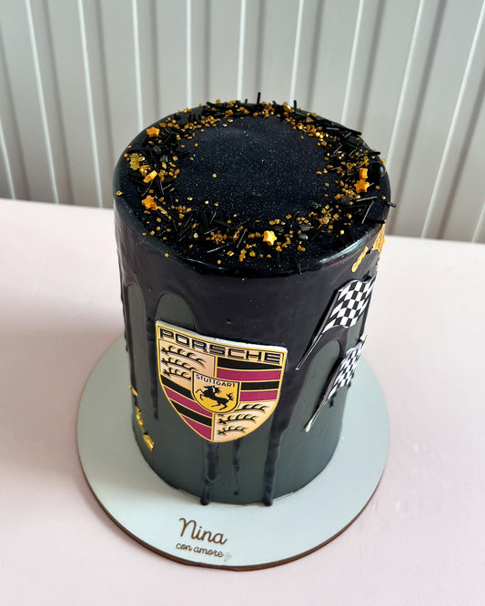 BLACK PORSCHE CAKE