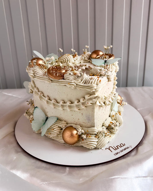 CORAZÓN ASTRAL - Mariposas Verde Menta