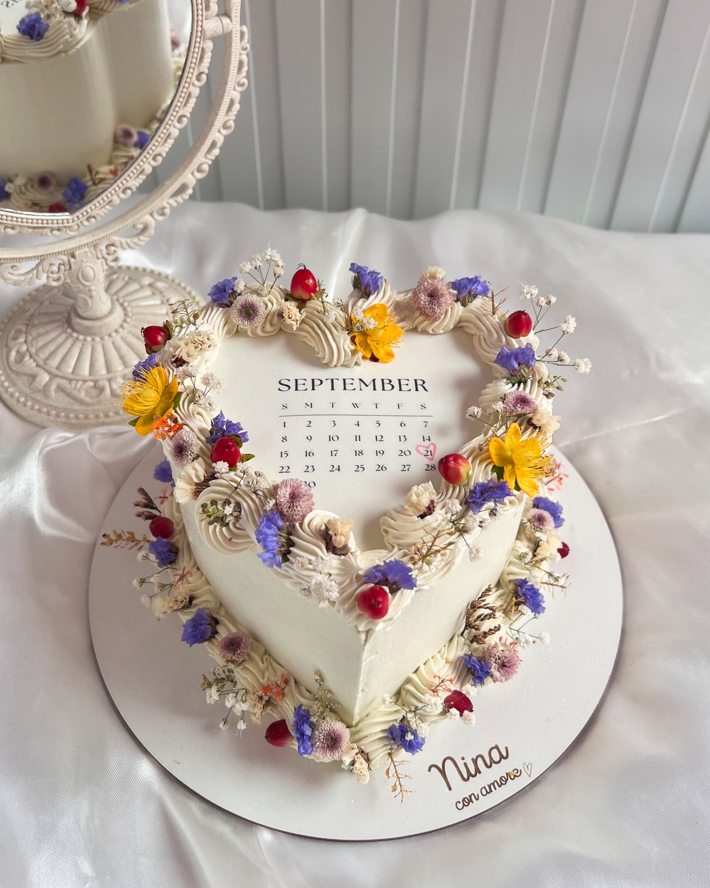 CORAZÓN BOHO CALENDARIO