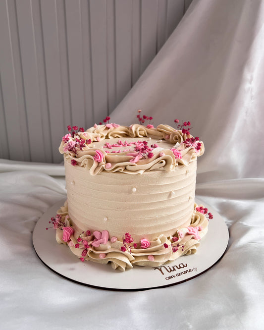 BOHO GRADUATION CAKE - Flores