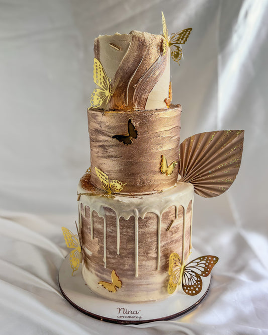 GOLDEN CAKE - Mariposas Doradas