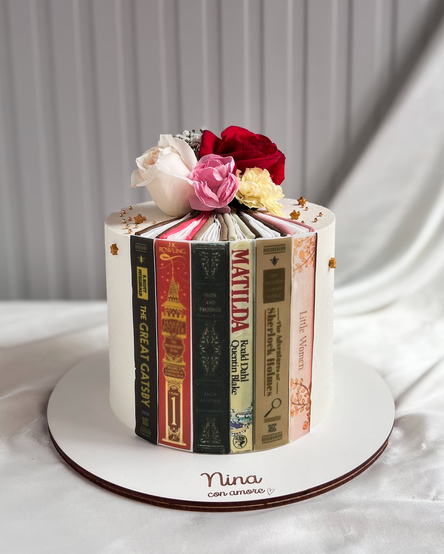 LIBROS CAKE-Flores naturales