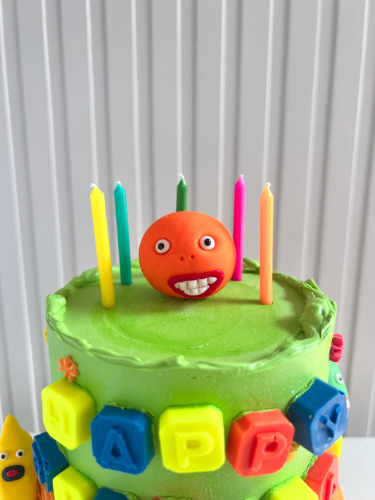 ANNOYING ORANGE CAKE