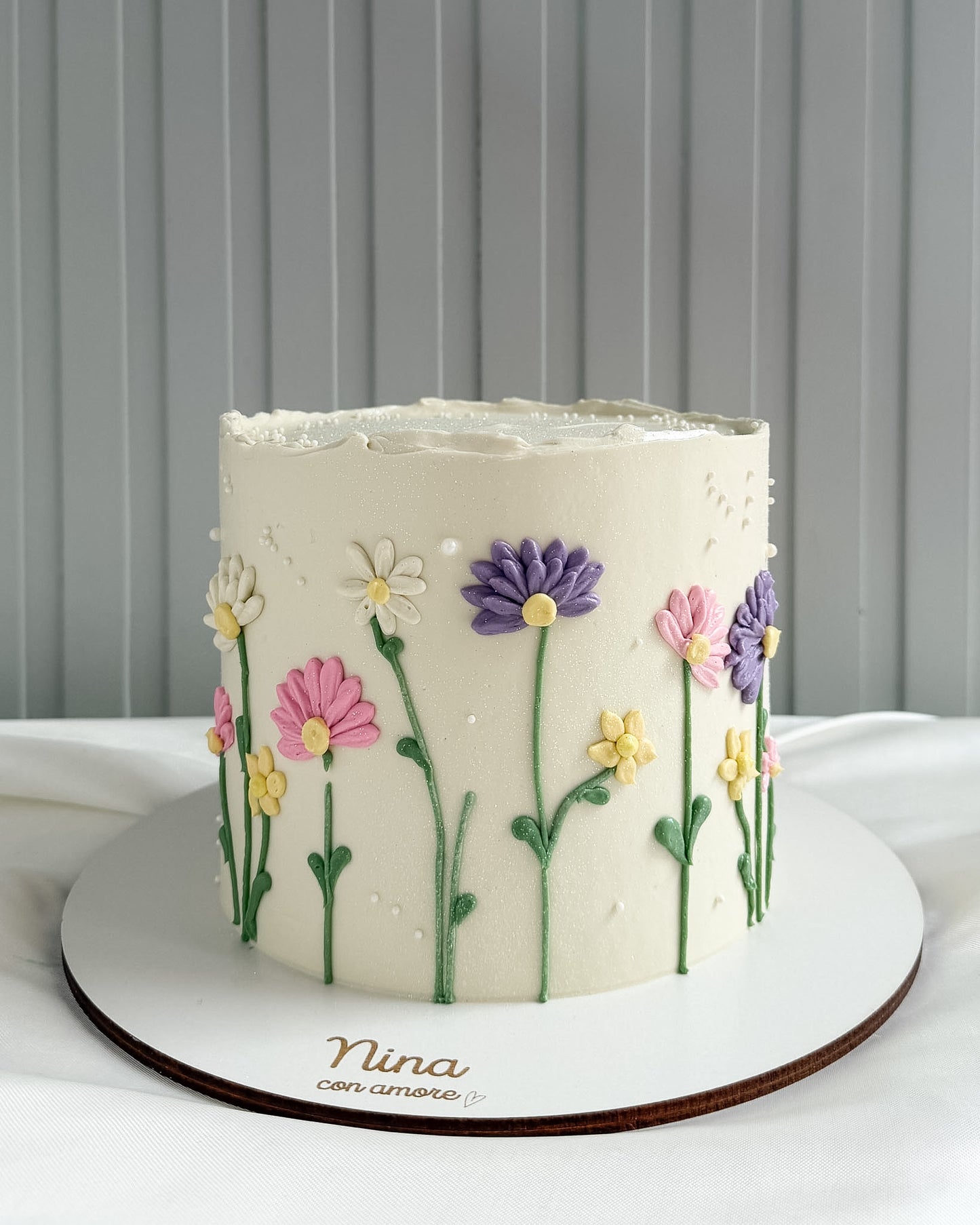 FLOWERS CAKE - Flores en Crema Margaritas