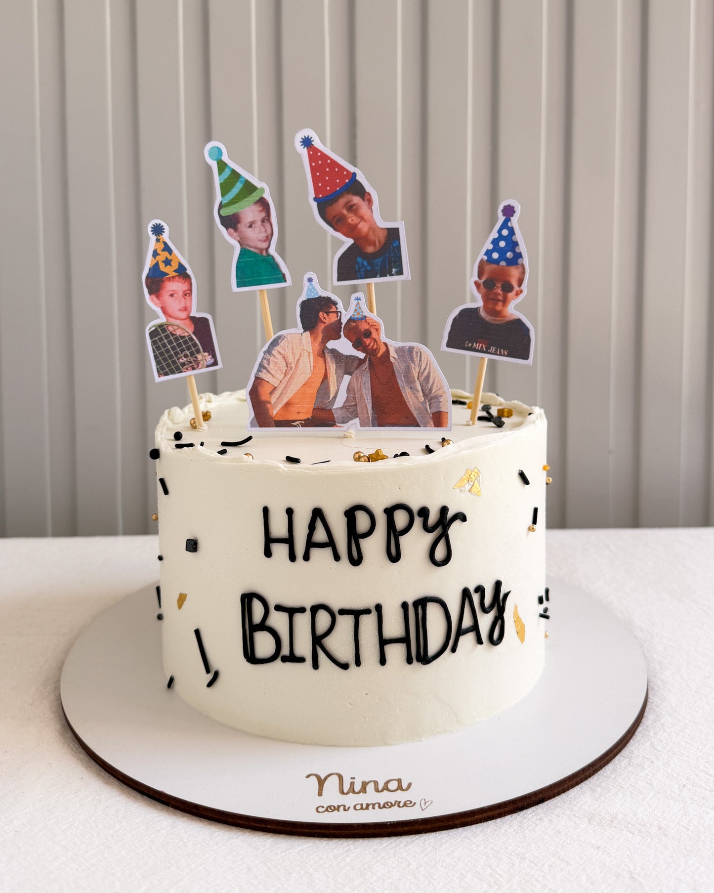 MEMORY CAKE - Letrero Negro